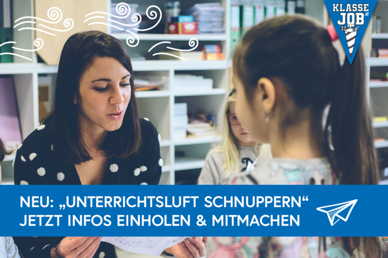 Webbild - Unterrichtsluft schnuppern